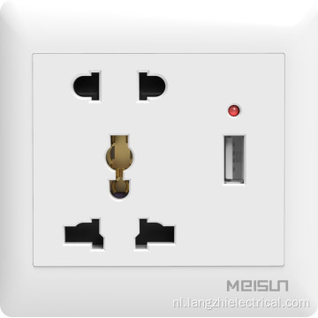 Nieuwe 2pin &amp; multifunctionele socket met USB